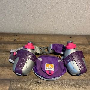 Nathan Running 2 Bottle Hydration Water Belt